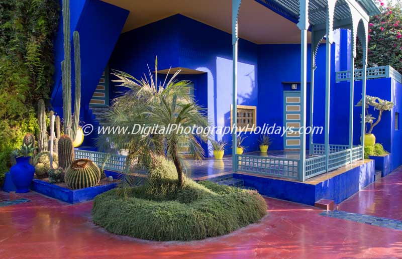 digital travel photography holidays tours workshops to Marrakech Morocco, Vietnam, Cambodia, Burma Asia hosted by Stephen Studd Jardin Majorelle